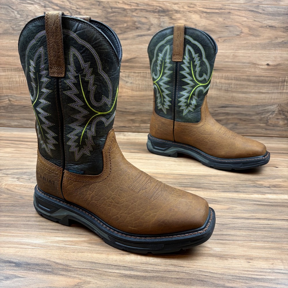 Ariat WorkHog XT Mens 10D Waterproof Soft Square Toe 11" Work Boots 10024971